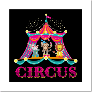 Circus T-Shirt Posters and Art